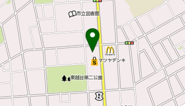 ウエルシア東越谷三丁目店の地図画像