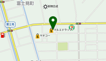 マルエドラッグ行田藤原店の地図画像