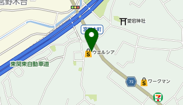 ウエルシア千葉宮野木2号店の地図画像