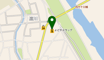 よどやドラッグ四万十渡川店の地図画像