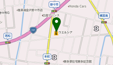 ウエルシア野々市横宮店の地図画像