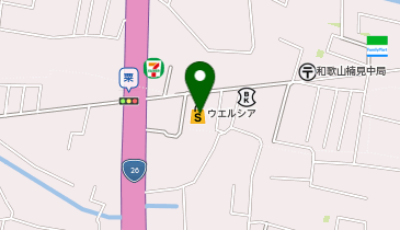 ウエルシア和歌山楠見中店の地図画像