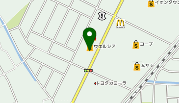 ウエルシア酒田ゆたか店の地図画像