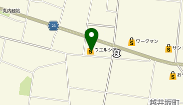 ウエルシア寒河江南町店の地図画像