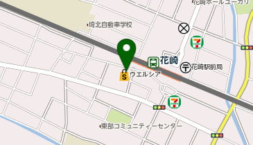 ウエルシア加須花崎店の地図画像