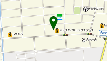 ウエルシア敦賀中央町店の地図画像