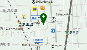 ダックス京田辺駅前店の地図画像