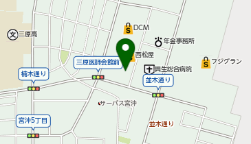 スーパードラッグひまわり三原南店の地図画像