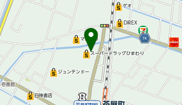 スーパードラッグひまわり茶屋町店の地図画像