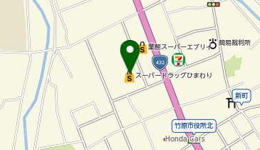 スーパードラッグひまわり竹原店の地図画像