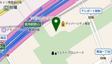 NARCISダイバーシティ東京プラザ店の地図画像