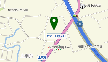 ウエルシア大分上宗方店の地図画像