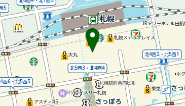 KoKuMiN 札幌アピア店の地図画像