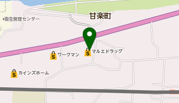 マルエドラッグ甘楽福島店の地図画像