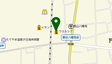 ウエルシア館山八幡店の地図画像
