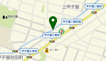 ウエルシア西宮上甲子園店の地図画像