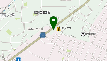 ダックス伏見石田大山店の地図画像