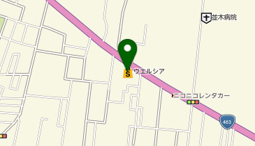 ウエルシア所沢東狭山ケ丘店の地図画像