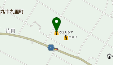 ウエルシア九十九里片貝店の地図画像