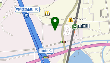 ウエルシア精華町山田店の地図画像