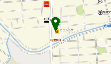 ウエルシア福井文京店の地図画像