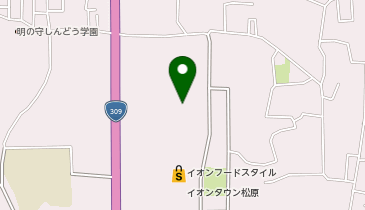ウエルシアイオンタウン松原店の地図画像