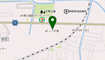 ウエルシア大東深野南店の地図画像