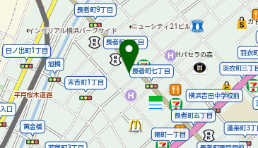 ハックドラッグ横浜長者町8丁目店の地図画像