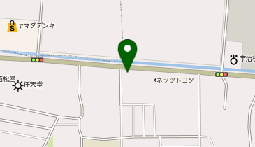 ダックス宇治大久保田原店の地図画像