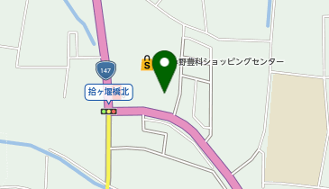 とをしや豊科店の地図画像