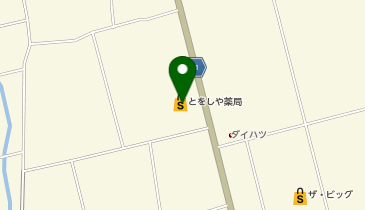 とをしや池田店の地図画像