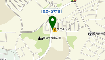 ウエルシア枚方香里ケ丘店の地図画像