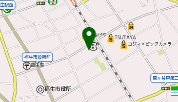 ウェルパーク福生本町店の地図画像
