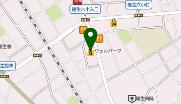 ウェルパーク福生加美平店の地図画像