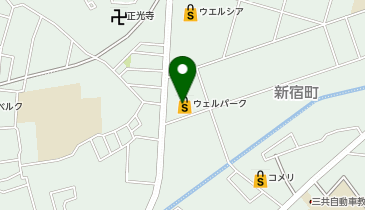 ウェルパーク川越新宿店の地図画像