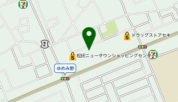 ウェルパーク松伏店の地図画像