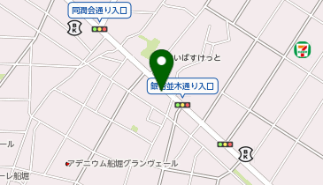 ウエルシア江戸川松江店の地図画像