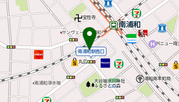 ウエルシア 南浦和西口店の地図画像