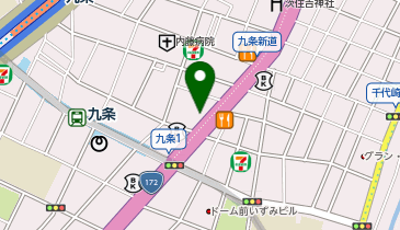 ウエルシア大阪九条店の地図画像