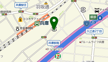 ウエルシア兵庫駅前店の地図画像