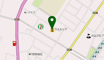 ウエルシア小山神鳥谷店の地図画像