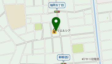 ウエルシア草加稲荷5丁目店の地図画像
