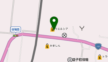 ウエルシア益子町役場前店の地図画像