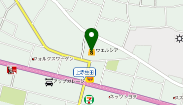 ウエルシア館林松原店の地図画像