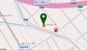 ウエルシア静岡東千代田店の地図画像