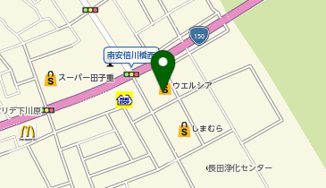 ウエルシア静岡下川原店の地図画像