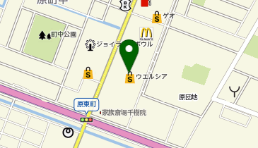 ウエルシア沼津原東店の地図画像