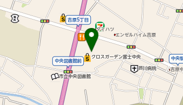 ウエルシア富士クロスガーデン店の地図画像