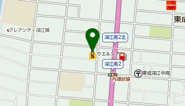 ウエルシア東成深江南店の地図画像