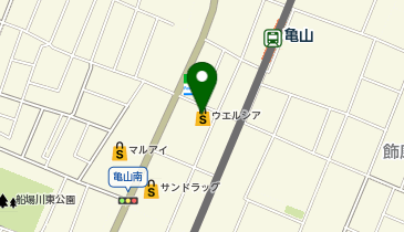 ウエルシア姫路亀山店の地図画像